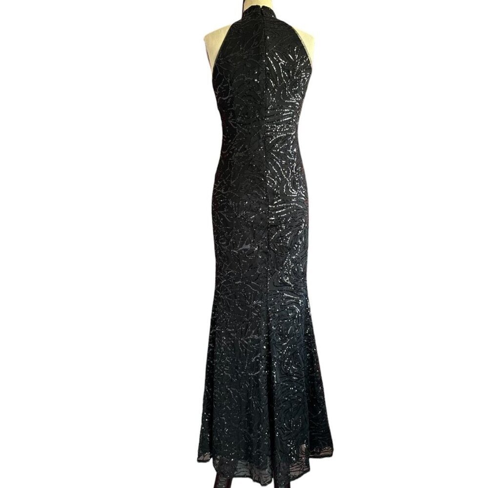 Bcbgeneration Black Formal Sequin Full Length Gow… - image 4